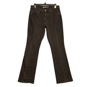 Levi’s Jeans Women's 515 Boot Cut Jean Sz 8 High Rise Black Wash Denim